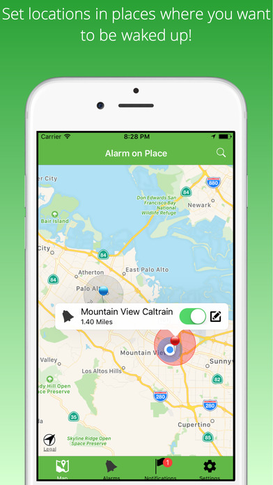 Alarm On Place - GPS / GEO screenshot 2