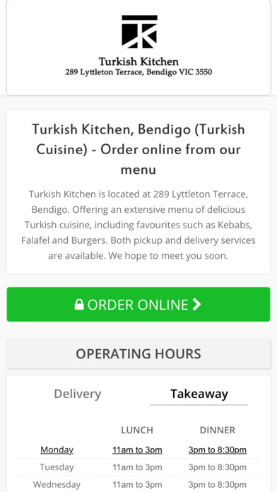 Turkish Kitchen screenshot 2