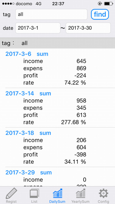 Casino Diary - Profit and Loss Manage screenshot 4