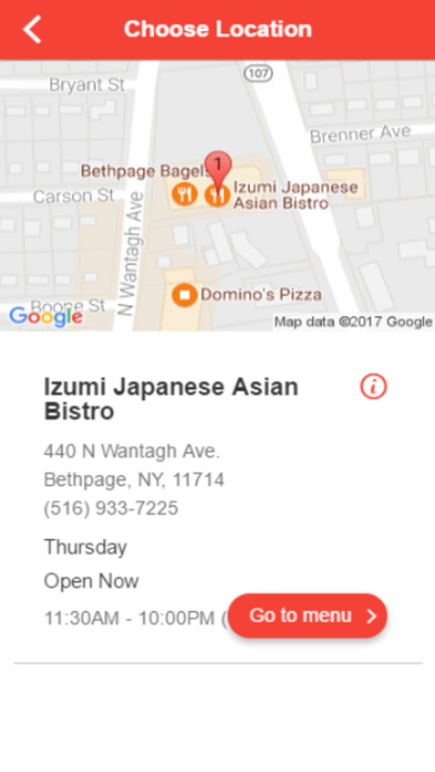 Izumi Japanese Asian Bistro screenshot 2