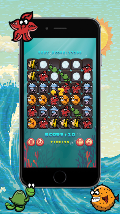 Sea Animals Match 3 Game screenshot 3
