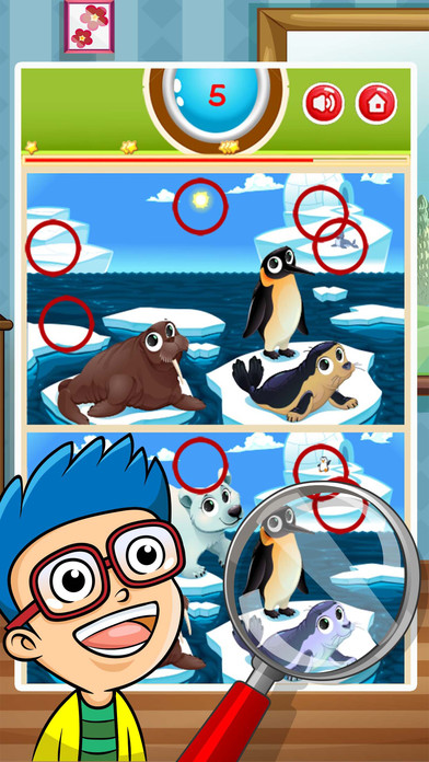 Find the Difference - Image Cute Cartoons screenshot 2