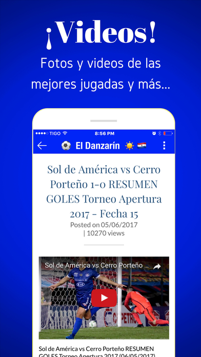 El Danzarín - Fútbol de Asunción, Paraguay screenshot 2