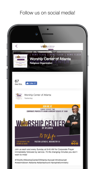 Worship Center of Atlanta screenshot 2