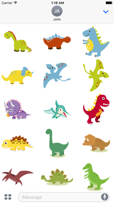 Dinosaurs Sticker screenshot 3