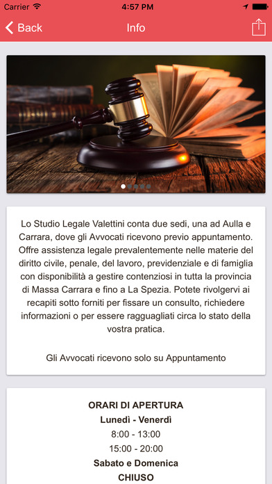 Studio Legale Valettini screenshot 2