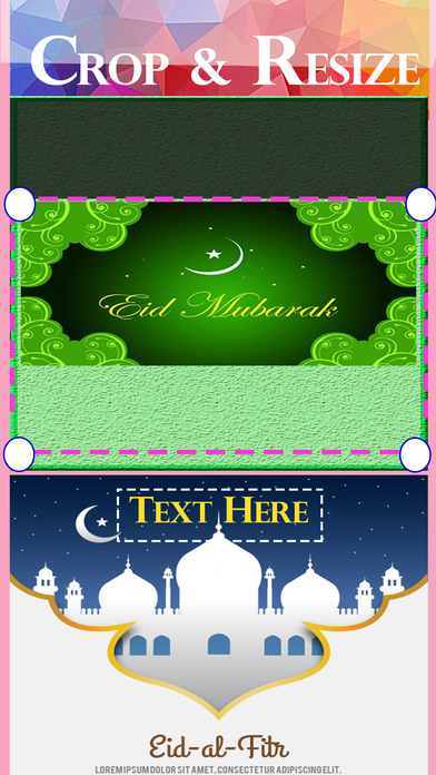 Eid Mubarak Greetings Cards App - Posters & eCards screenshot 3