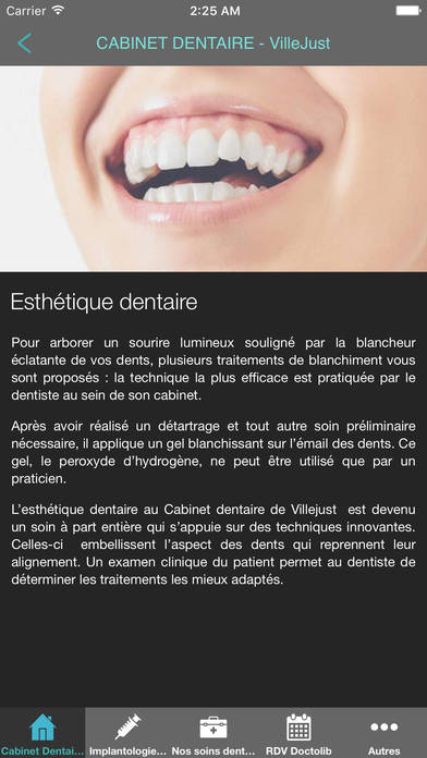 Dentiste Villejust screenshot 2