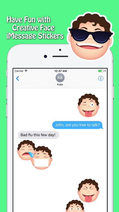 Face Stickers App -  Emoji Transformation screenshot 2