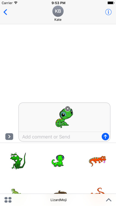 LizardMoji - Lizard Emoji And Stickers Pack screenshot 2