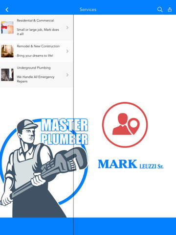 Master Plumber Mark Leuzzi screenshot 3