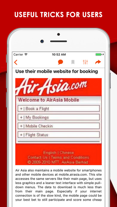 GuideBook for AirAsia, Air Asia screenshot 3
