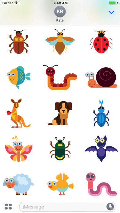 Cartoon Animals Stickers screenshot 3