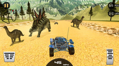 Off Raod Dino Racing Car Simulation 2017 screenshot 2