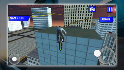 Rooftop BMX Bicycle Rider Stunts screenshot 3