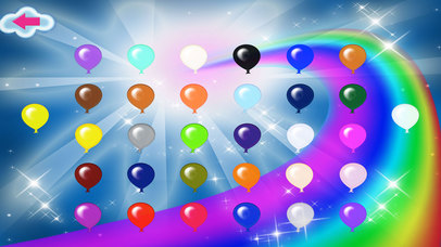 Learn Colors Blowing Balloons Game screenshot 2