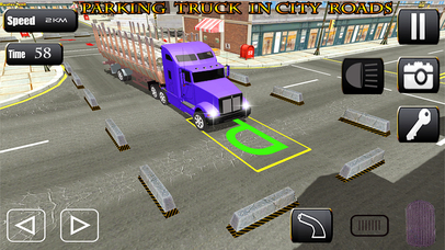 Cargo Truck Parking Drive Simulation Game 2017 screenshot 3