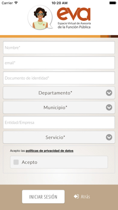 EVA Funcion Publica screenshot 2