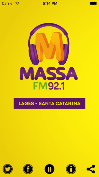 Massa FM Lages screenshot 2