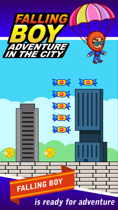 Falling Boy - Adventure in the City! screenshot 2