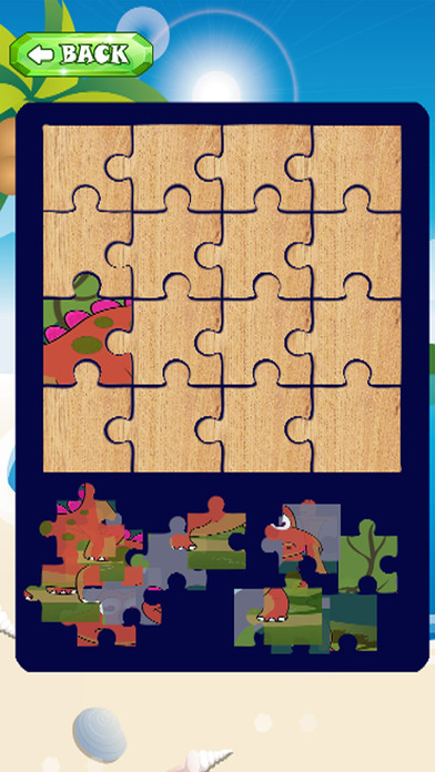 Puzzles Animal Story Games Jigsaw Dinosaur Free screenshot 3