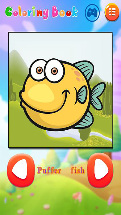 Learning Aquatic Animal Coloring for kids screenshot 2