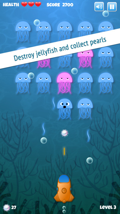 Angry Jallyfish - In deep of the sea screenshot 2