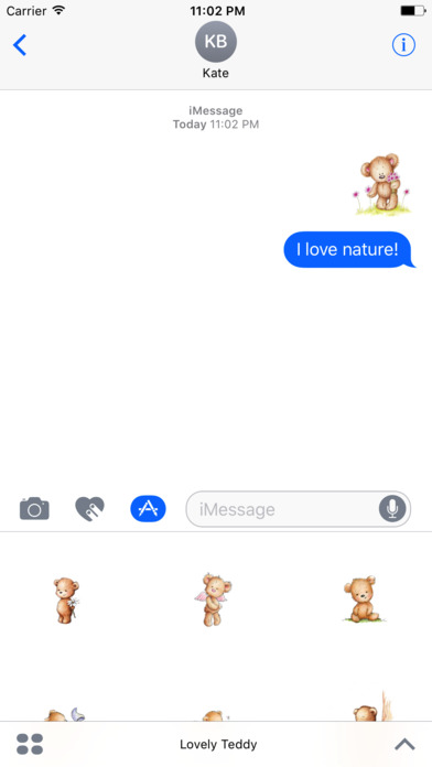 Lovely Teddy - Awesome Teddy Emoji And Stickers screenshot 2
