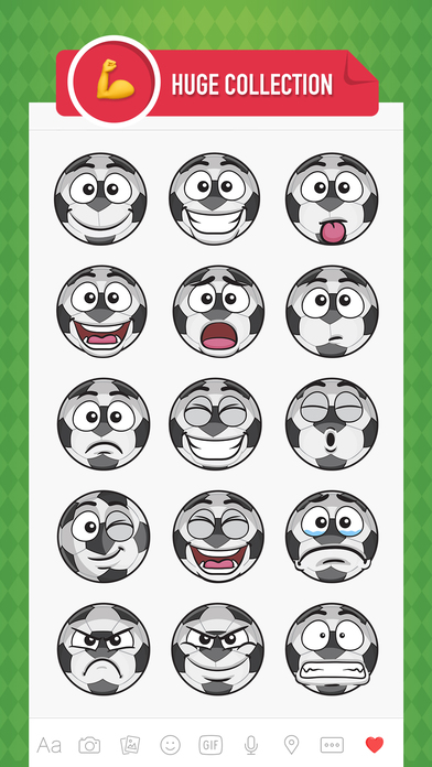 SoccerMoji - soccer football emoji & stickers app screenshot 2