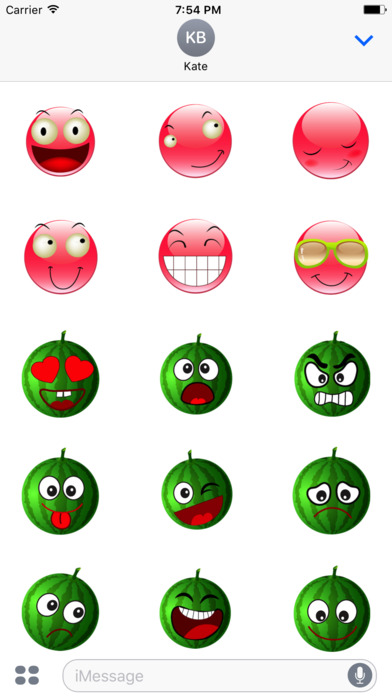Cute Emotion Stickers screenshot 2