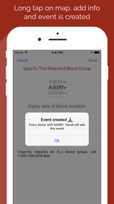 Donor - blood donation events screenshot 2