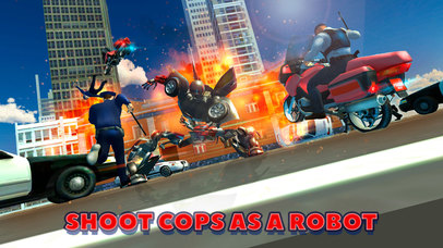 Car Robot: Transformers vs Cops Racing 3D screenshot 3
