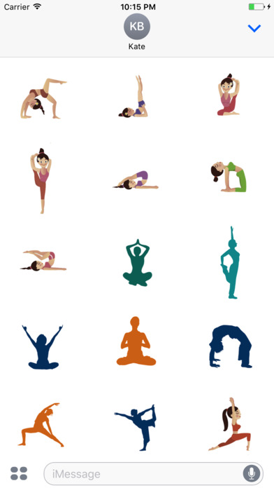 Yoga Art Stickers screenshot 2