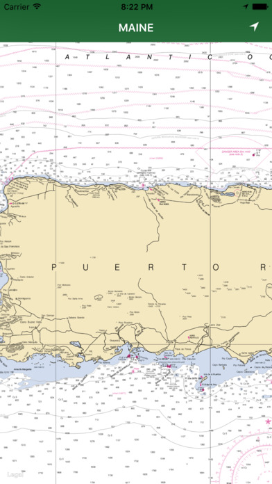 Marine : PUERTO RICO & BAHAMS GPS offline map screenshot 4