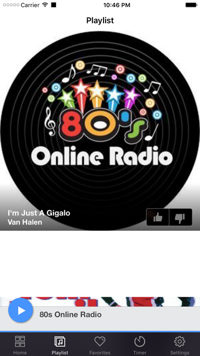 80s Online Radio screenshot 2