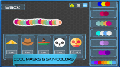 Snake Mask Mania. Real Worm Eater & Color Balls screenshot 2