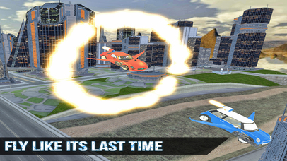 Futuristic Flying Bus Racing screenshot 3