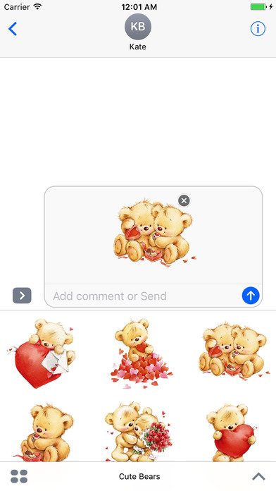 St.Valentine, Love, Cute Bears screenshot 3