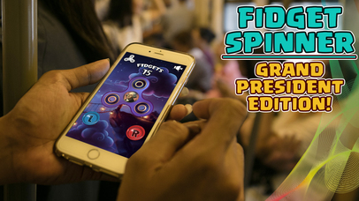 Fidget Spinner - President Faces Spinny Tappy Game screenshot 3