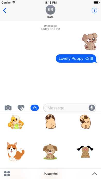 PuppyMoji - Awesome Emoji and Stickers screenshot 2