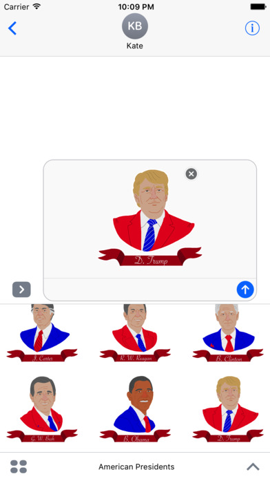 American Presidents Stickers screenshot 2