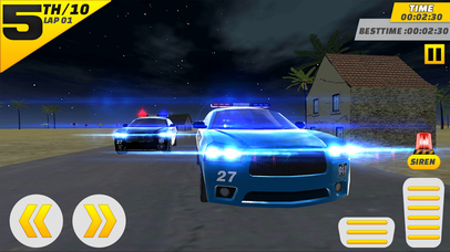 Police Car Death Racing Sim-ulator 2017 screenshot 2