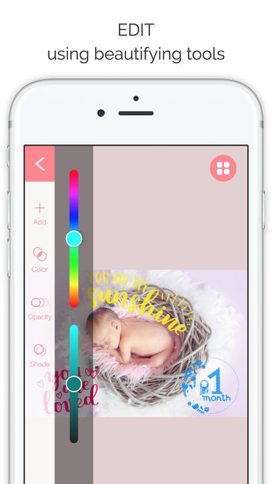 Swaddle - Photo Editor for Baby Pics & Pregnancy screenshot 3