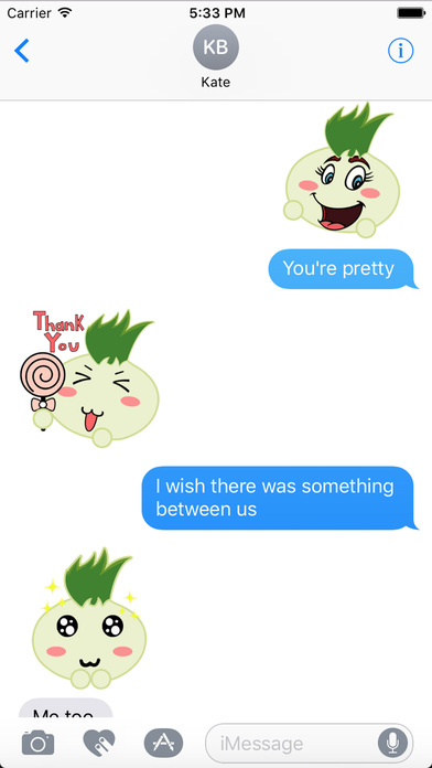 Chibi Onion - Funny Happy Onions Emoji screenshot 3