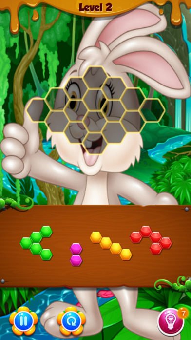 Bunny Hexa Puzzle screenshot 4