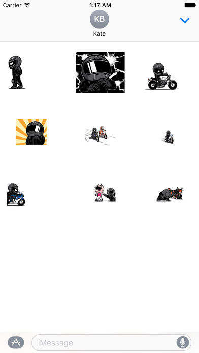 Animated Freeman Rider Stickers screenshot 2