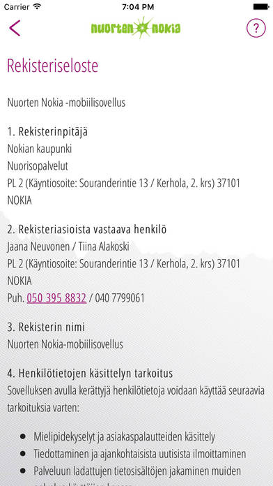 Nuorten Nokia screenshot 3
