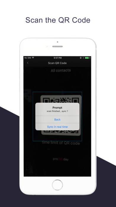 Data Transfer Pro -  Simpler Contacts by QR Code screenshot 4