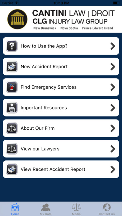 Cantini Law Injury Help App's screenshot 2