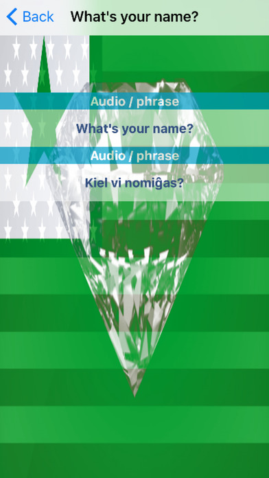 Esperanto Phrases Diamond 4K Edition screenshot 3
